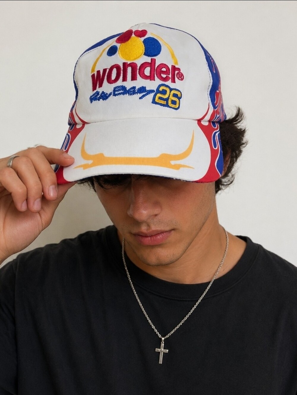 Wonder Bread Ricky Bobby Talladega Nights Racing Hat 26 adjustable back Unisex